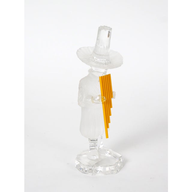 An elegant French crystal figurine by Saint-Louis, the renowned French crystal manufacturer celebrated for its exceptional...