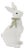 Rabbit Figurine with Bow (Set of 2) For Sale