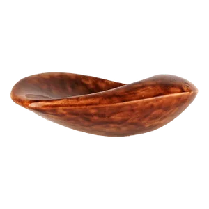 Mid-20 Century Modern Glazed Ceramic Sinuous Organic Design Bowl by French Brand Hermès Paris