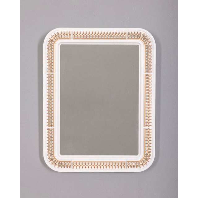 Vintage Plastic Wall Mirror with Carrara Matte, 1970s For Sale - Image 9 of 9