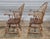 Wood Mid 20th Century Pair of d.r. Dimes Sack Back Windsor Arm Chairs Carved Knuckles "Wallace Nutting Chair" For Sale - Image 7 of 10