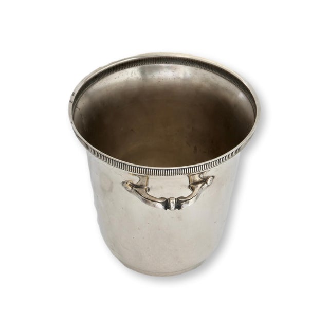 Midcentury French Champagne Bucket For Sale - Image 4 of 6