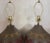 Pair of Southwestern or Tribal-Style Plaster Table Lamps From 80's. For Sale - Image 4 of 7