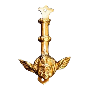 Mid 20th Century Cast Iron Angel Door Knocker