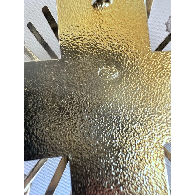 2000 - 2009 2006 CHANEL Brooch Pendant Fall Maltese Cross CC Double C Logo Goossens Strass Crystal Enamel For Sale - Image 5 of 8