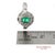 Gia Certified Solid Platinum 900 Natural Diamond and Natural Emerald Ring, Size 6.5 For Sale - Image 11 of 12