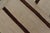 Turkish Vintage Kilim Rug Ivory Beige With Brown Stripes Wool Flatweave For Sale - Image 10 of 10