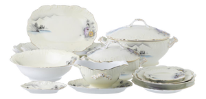 Porcelain Dinner Service from Vista Alegre, Set of 65