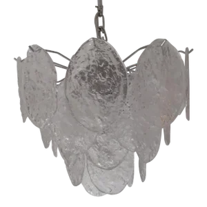 Venini Style Murano Glass Italian "Nuvoletta" Sputnik Chandelier