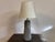 Grey Ceramic Table Lamp, 1980s For Sale - Image 9 of 11
