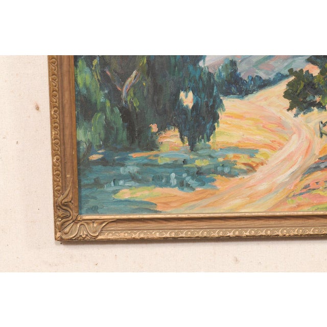 American American West Landscape, Framed, Mid 20th C For Sale - Image 3 of 12