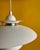 1970s Danish Modern White Pendent Lamp For Sale - Image 4 of 7