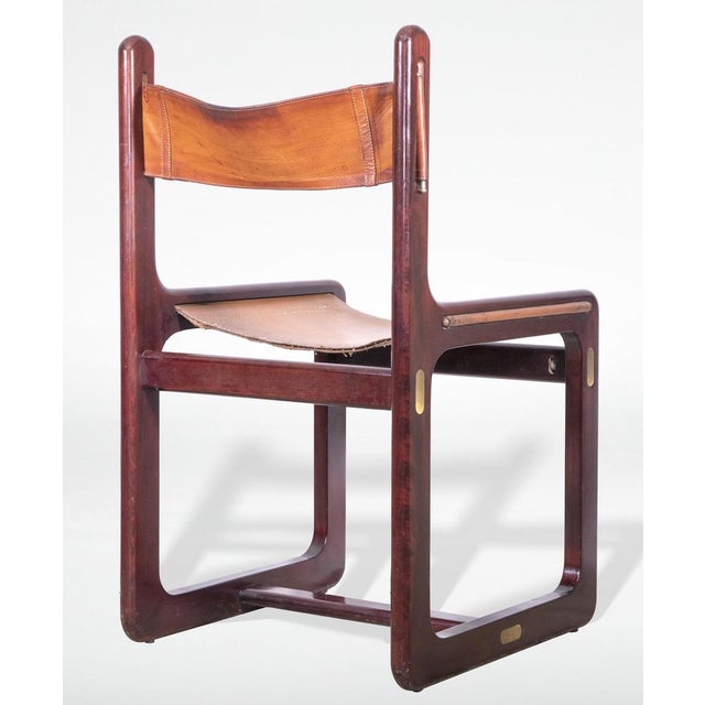 6 Vintage Chairs "Nautical Style" by Gigi Radice and Pierangelo Gallotti for Gallotti & Radice, Italy realized in 1960s....