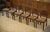 1950s Oak Chairs by Charles Dudouyt, 1950s, Set of 6 For Sale - Image 5 of 13