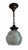 Vintage Halophane Hanging Pendant Light Fixtures - Pair For Sale In Los Angeles - Image 6 of 10