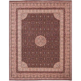 Handwoven Indian Agra Style Area Rug 8'0"×10'0" For Sale