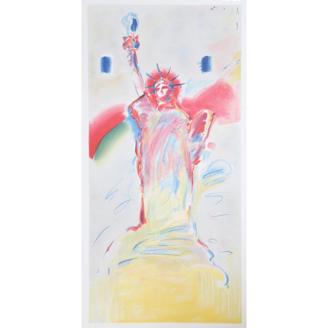 Contemporary Statue of Liberty (Version 1), Peter Max For Sale - Image 3 of 3
