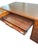Brown Large L-Shaped Executive Desk in Wood For Sale - Image 8 of 9