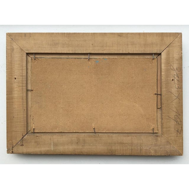 I. G., Paysans au champ, 1955, Oil on Wood, Framed For Sale - Image 9 of 10