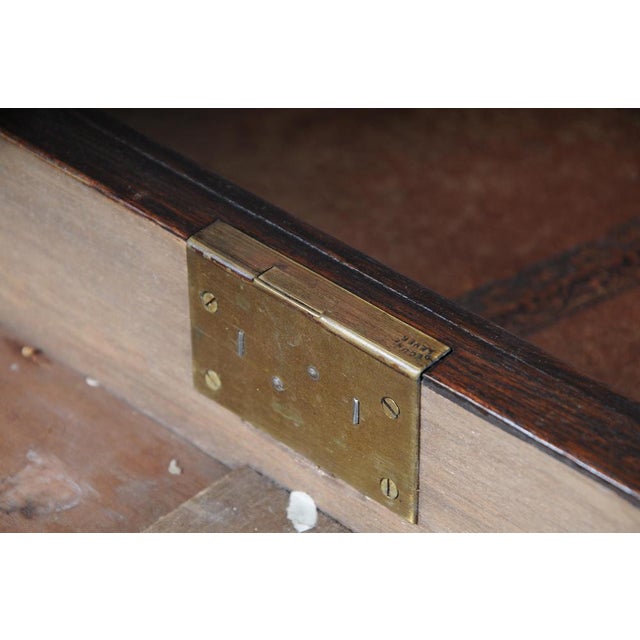 English Mahogany Partner Desk, 1900s For Sale - Image 12 of 18