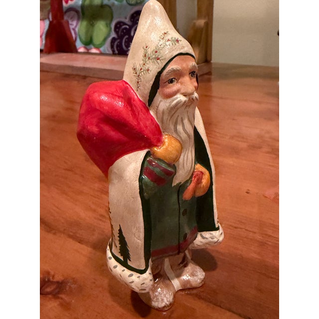 Valliancourt Folk Art Scherenschnitten Father Christmas 1994 For Sale In Austin - Image 6 of 6