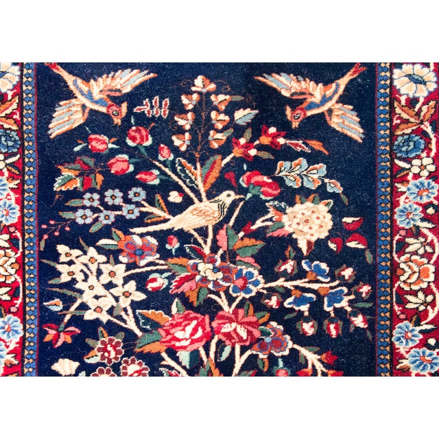 Textile Early 20th Century Persian Kashan Rug For Sale - Image 7 of 14