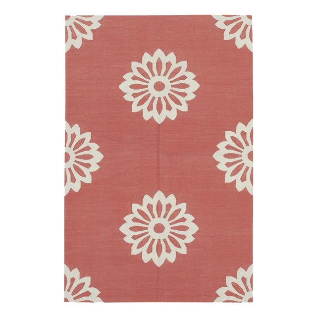 Vintage Flatweave Dhurrie Rug For Sale