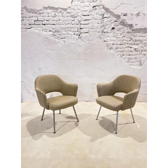 Contemporary Executive Armchairs by Eero Saarinen for Knoll, 1950-1960s, Set of 2 For Sale - Image 3 of 10