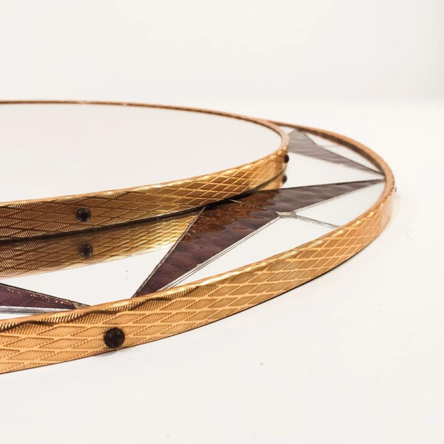 Spanish Artistic Mirror with Glass Mosaic, 1960s For Sale - Image 6 of 9