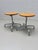 Characterful, height-adjustable workshop and industrial stools from the early 1980s. The underside is stamped Dec. 1983,...