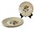 Vintage Dinner Plates with Floral Motif from Sarreguemines, 1920s, Set of 4 For Sale