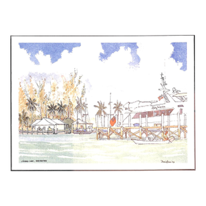 The Harbour, Lyford Cay Club, Bahamas Print #20 by David Hamilton-Jones