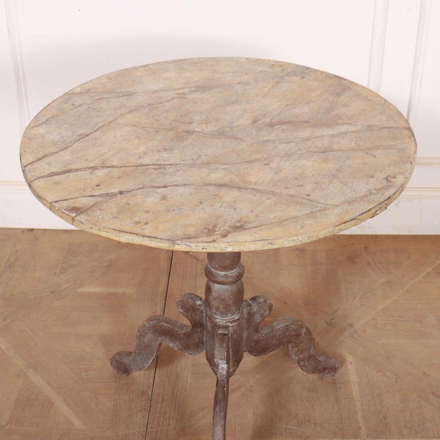 Swedish Painted Lamp Table For Sale - Image 4 of 7