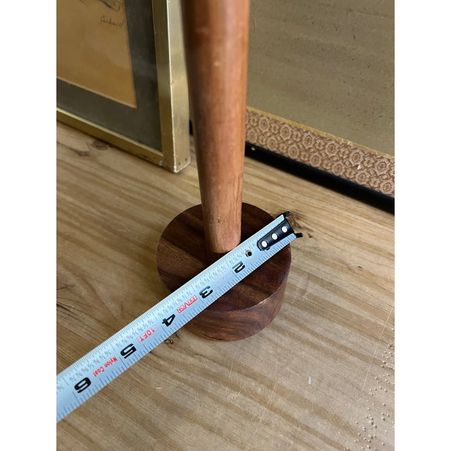 Rustic European 1970s Wooden Hand Carved Potato Masher For Sale - Image 3 of 6