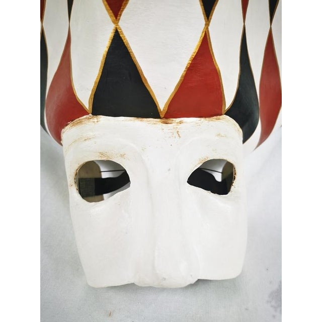 Black Carnival Mask by Guerrino Lovato, 1980s For Sale - Image 8 of 11
