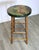 1994 Signed American Folk Art Hand-Painted Farm Scene Wood Counter Stool For Sale In Raleigh - Image 6 of 7