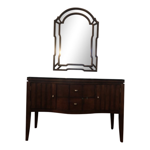 MarbleTop Sideboard & Mirror Chairish