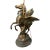 Beaux-Arts Mid 20th Century Reproduction Spelter Lamp of Perseus & Pegasus by Emile L Picault For Sale - Image 3 of 12