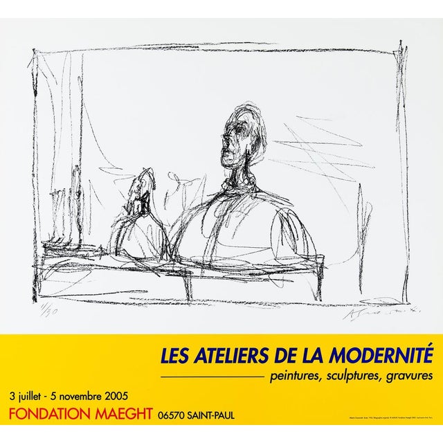 Les Ateliers de la Modernité Poster by Alberto Giacometti For Sale - Image 5 of 5