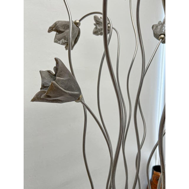 Tree Breeze Floor Lamp with Mesh Flowers from Harco Loor, 1990s For Sale - Image 9 of 18