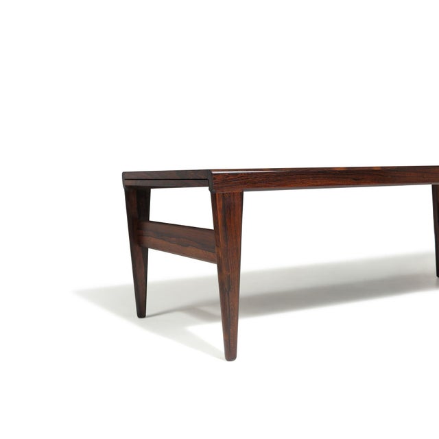 Wood Illum Wikkelso Brazilian Rosewood Coffee Table With Tray For Sale - Image 7 of 12
