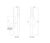 Visual Comfort Kelly Wearstler for Visual Comfort Signature Rousseau Small Bath Sconce in Polished Nickel with Etched Crystal For Sale - Image 4 of 4
