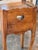 19th Century French Beech and Walnut Side Table With Heart Cutouts For Sale - Image 9 of 9