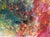 Textile Green, Yellow, Red - Textured Expressionist Composition in Acrylic on Canvas by Charles David Francis For Sale - Image 7 of 10
