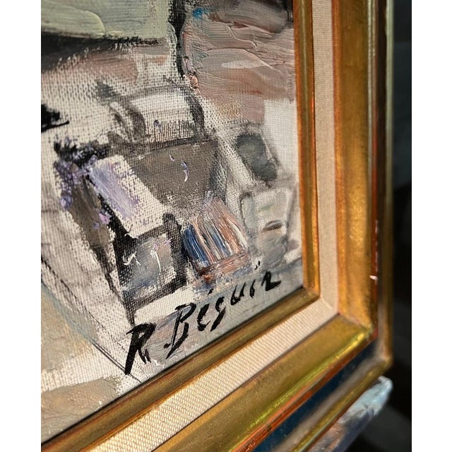 René Beguin, City Façades, Oil on Canvas For Sale - Image 7 of 10