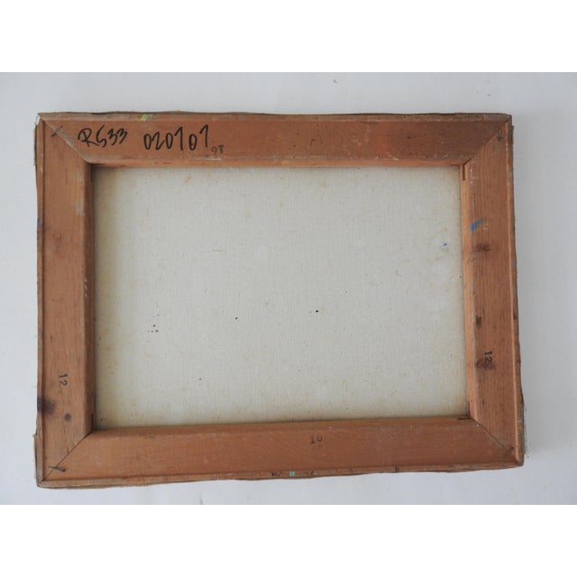 Vintage Autumn Mountain Landscape Painting For Sale In Seattle - Image 6 of 6