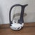 Rustic VTG Studio Art Pottery Pitcher Ewer Gray/Black Cream Sgraffito Signed Sujate 11" For Sale - Image 3 of 10