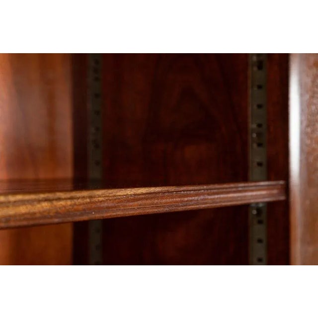 English Mahogany Glazed Bookcase, 1900 For Sale - Image 9 of 14