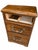Vintage 1980s Traditional Oak Roll-Top Executive Desk For Sale - Image 4 of 6