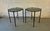 Contemporary Modern Glass End Tables - Set of 2 For Sale - Image 3 of 9